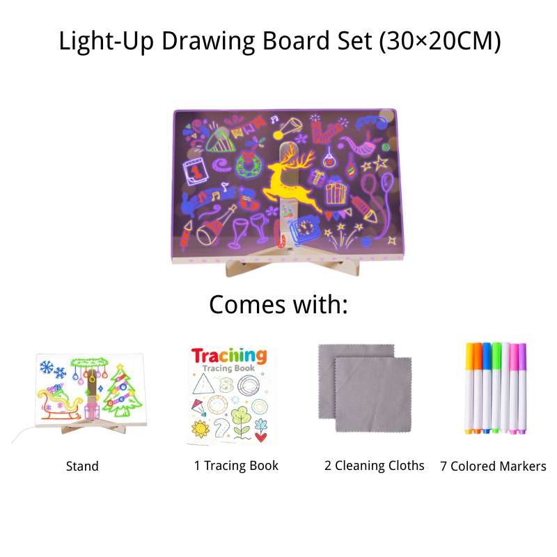 LightTrace Glow Drawing Panel