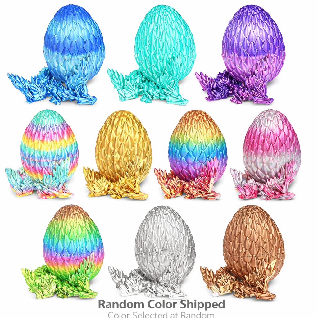 ✨🐉Easter toys- 3D Printed Dragon Family Egg Set