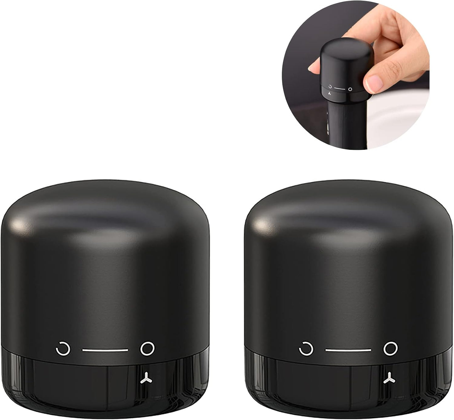 🍷 Reusable Twist-Lock Wine Bottle Stopper – Compact Wine Saver Seal