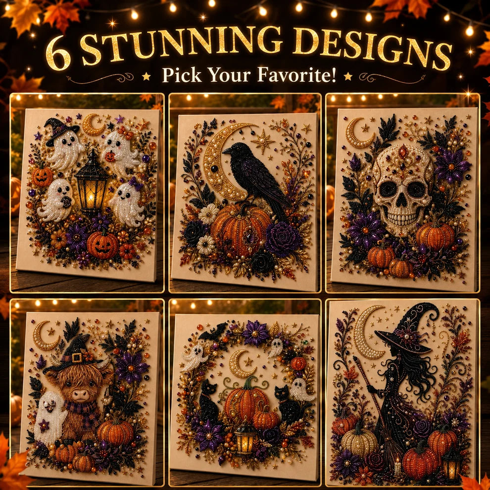 40% OFF 👻 Halloween Pearl Art DIY Kit – Create a Spooky-Cute Masterpiece