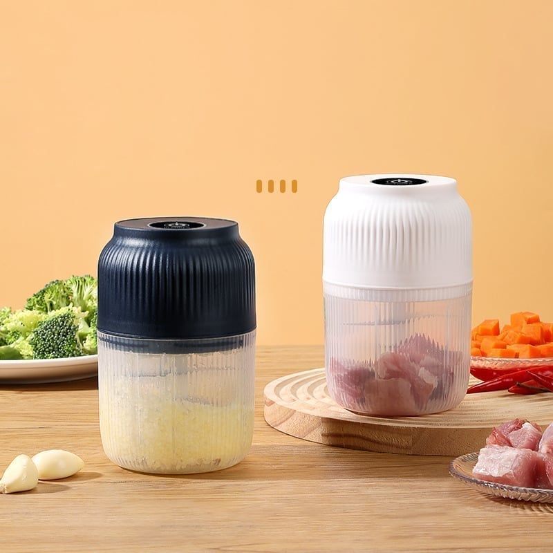 🔥 50K+ Sold | ✨ Mini Electric Food Chopper – One-Press Garlic & Veggie Prep！ 🍳🥕🧄