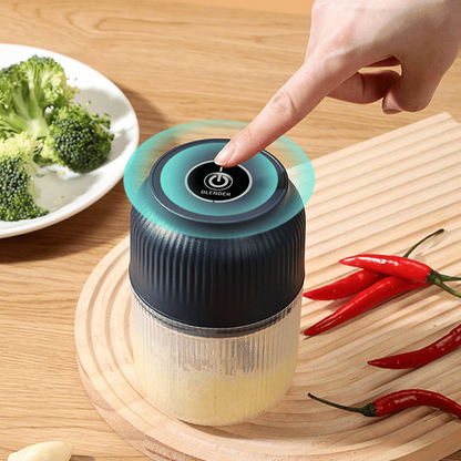 🔥 50K+ Sold | ✨ Mini Electric Food Chopper – One-Press Garlic & Veggie Prep！ 🍳🥕🧄