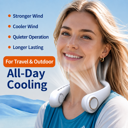 🍃 Neck Air Conditioner Fan – Ultra‑quiet