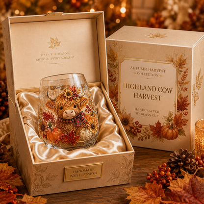 🍂AUTUMN SALE 49% OFF✨3D Embossed Harvest Glass Cups