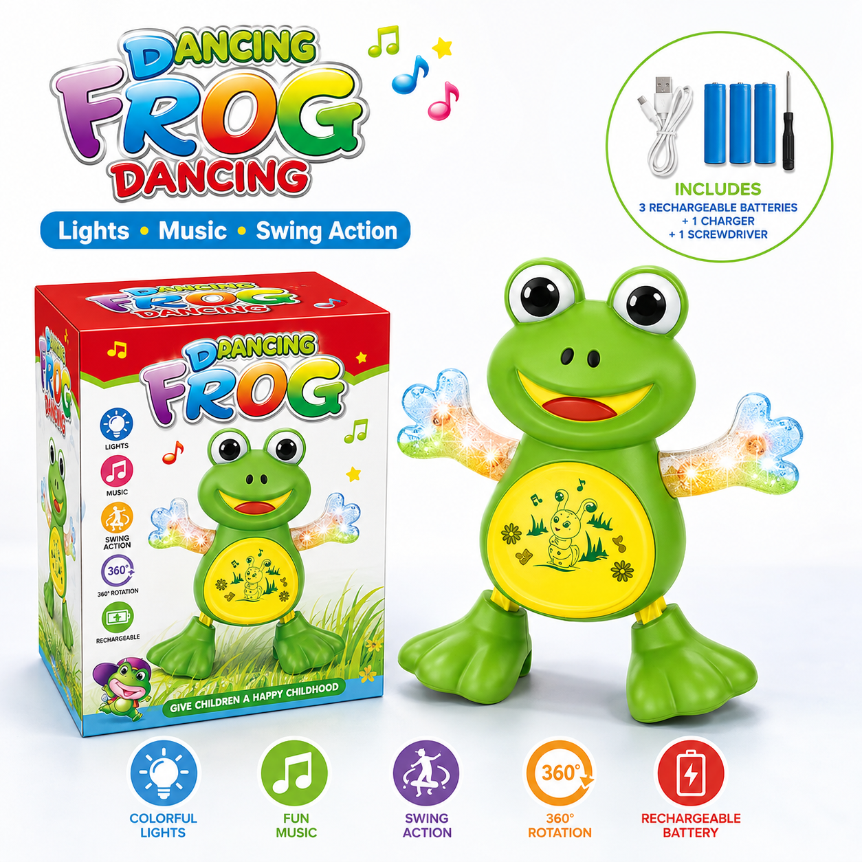 🐸 Dancing Frog