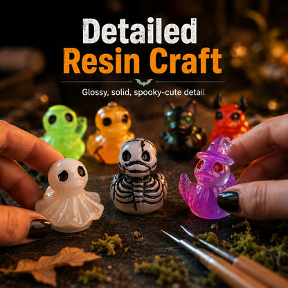 🔥Last Day 50% OFF - 🎃  Glow-In-Dark Tiny Spooky Resin Decorations