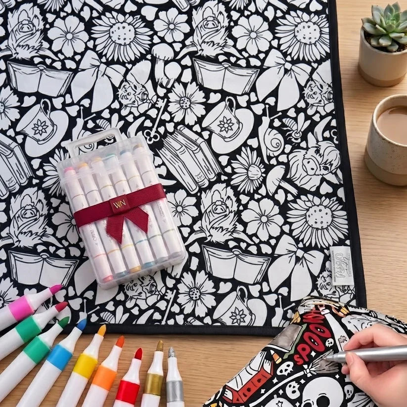 🎨✨DIY Coloring Blanket With Markers