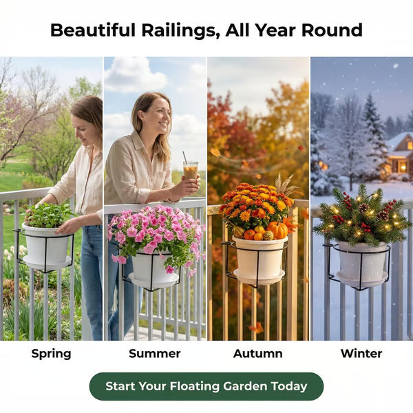 🔥2026 Hot Sale -Railing Plant Hanger