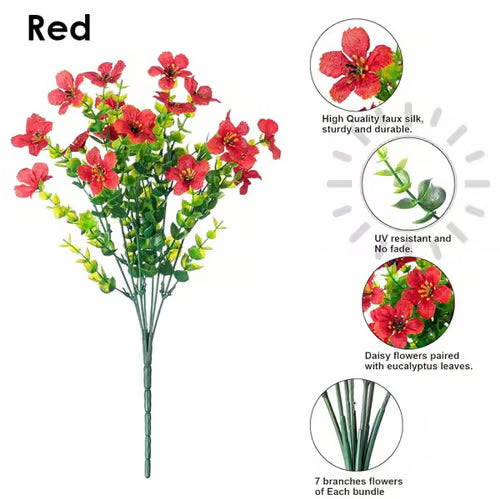 🌸Last Day 50% OFF - Realistic UV-Resistant Outdoor Flowers – Zero Maintenance