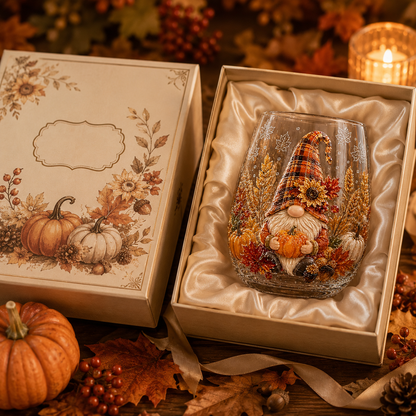🍂AUTUMN SALE 49% OFF✨3D Embossed Harvest Glass Cups