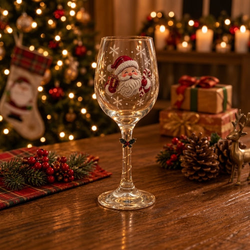 🔥🎁Christmas  Wine Glass Collection Gift Box Set✨