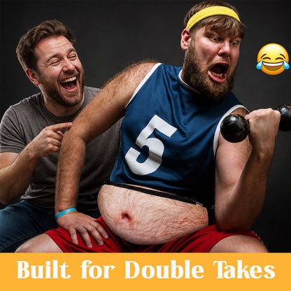 😂 Funny Realistic Belly Bag ✨ Surprise Prank Waist Pack for Parties
