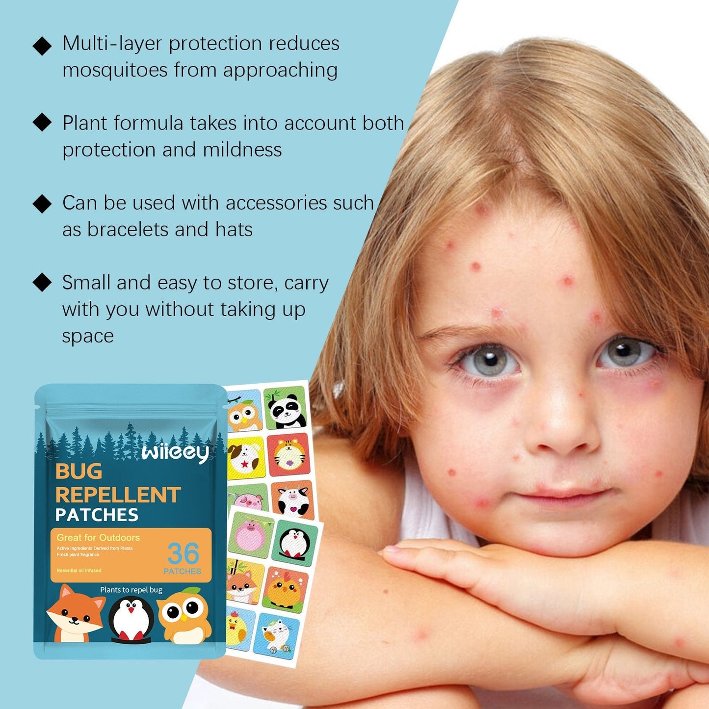 🦟 Say Goodbye to Mosquito Bites - 49% OFF - ✨ Mosquito Repellent Stickers - Safe, Natural