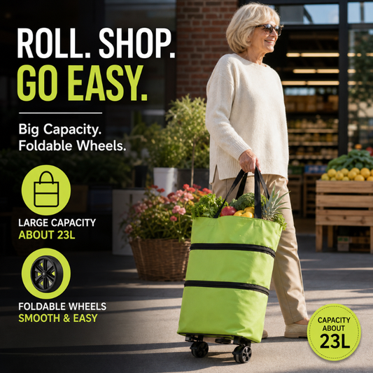 🛒Foldable 2-in-1 Shopping Bag