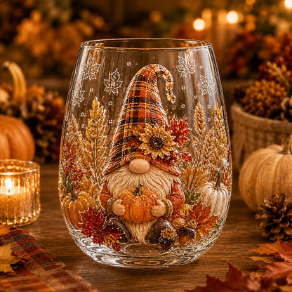 🍂AUTUMN SALE 49% OFF✨3D Embossed Harvest Glass Cups