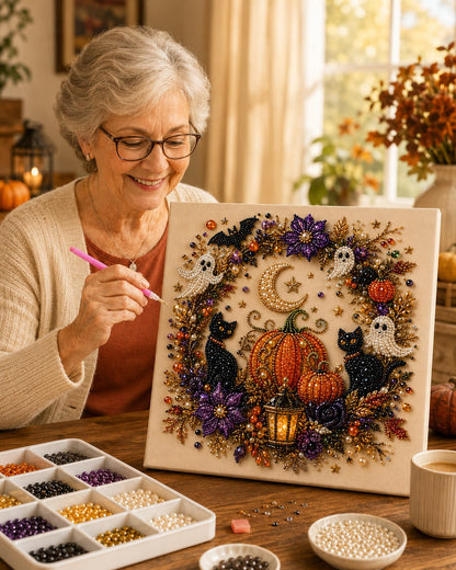 40% OFF 👻 Halloween Pearl Art DIY Kit – Create a Spooky-Cute Masterpiece