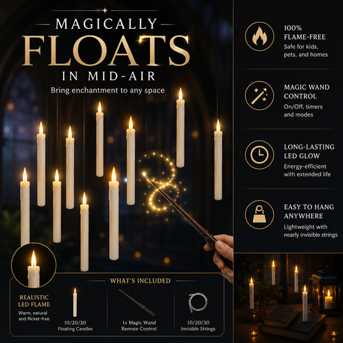 Halloween Floating Flameless Candle