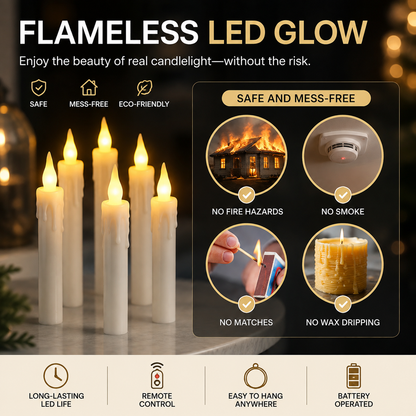 Halloween Floating Flameless Candle