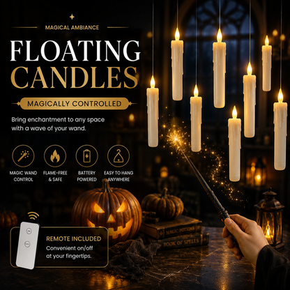 Halloween Floating Flameless Candle