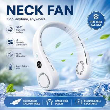 🍃 Neck Air Conditioner Fan – Ultra‑quiet