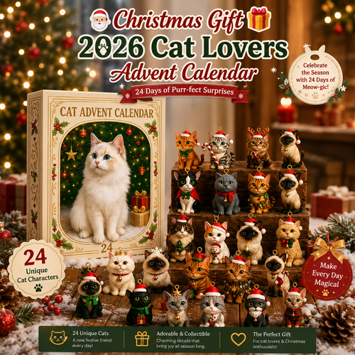 🎅Christmas Gift🎁2026 Cat Lovers Advent Calendar