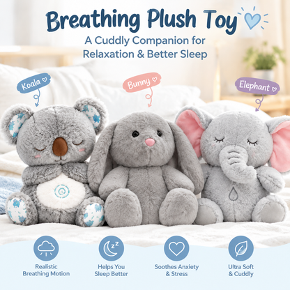 🧸 Realistic Breathing Plush Toy