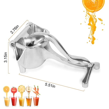 Aluminum Manual Press Juicer🍹 – ergonomic lever juicer for lemons and oranges, sturdy design and easy to clean