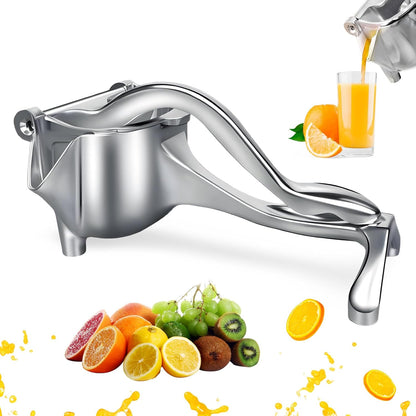 Aluminum Manual Press Juicer🍹 – ergonomic lever juicer for lemons and oranges, sturdy design and easy to clean