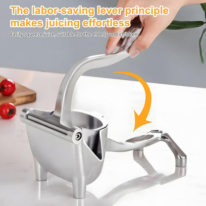 Aluminum Manual Press Juicer🍹 – ergonomic lever juicer for lemons and oranges, sturdy design and easy to clean