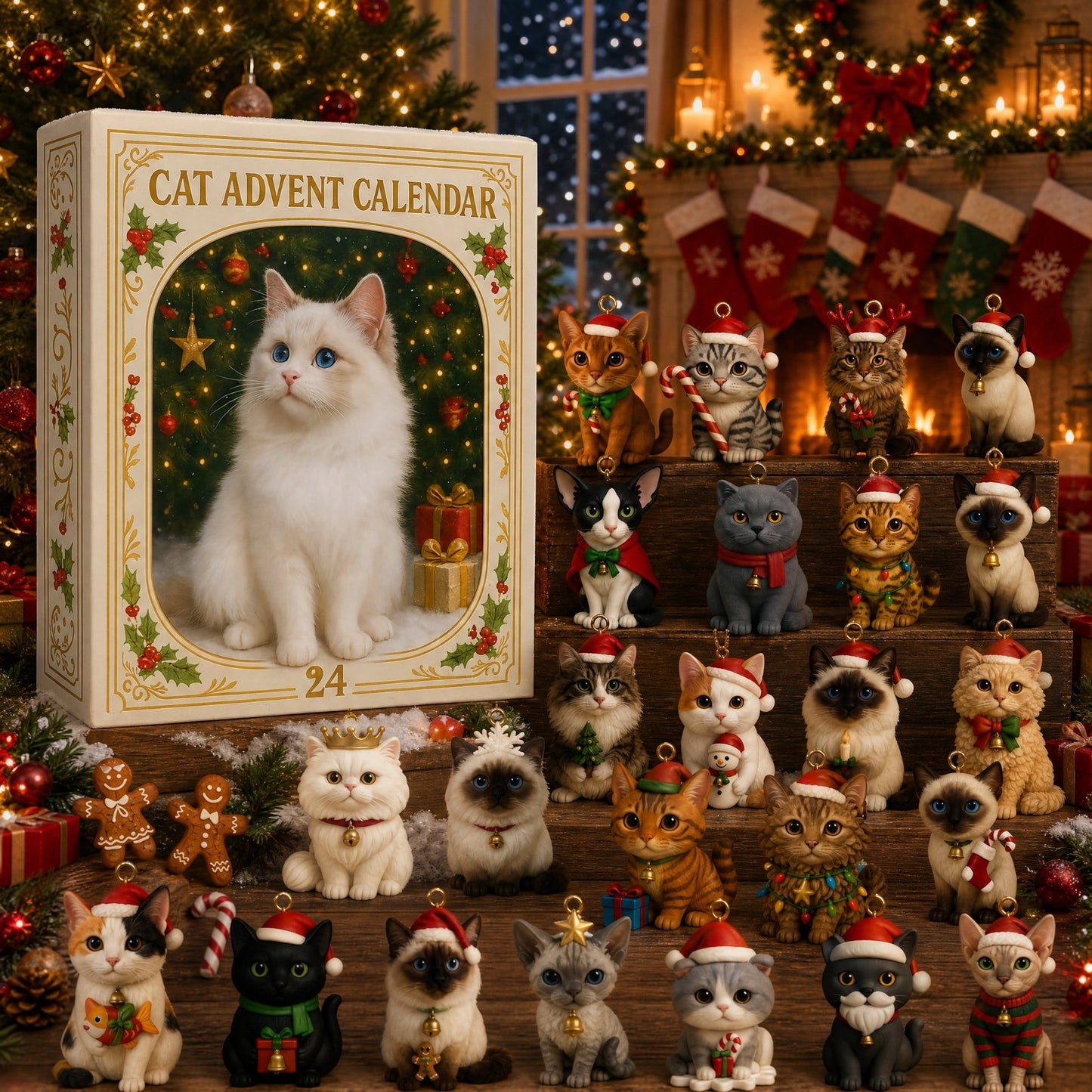 🎅Christmas Gift🎁2026 Cat Lovers Advent Calendar
