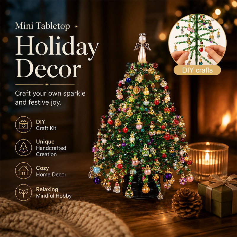 🎄 DIY Christmas tree bead kit – 🎅 Create your own sparkling Christmas decoration