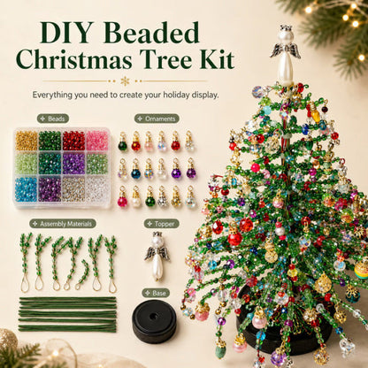 🎄 DIY Christmas tree bead kit – 🎅 Create your own sparkling Christmas decoration