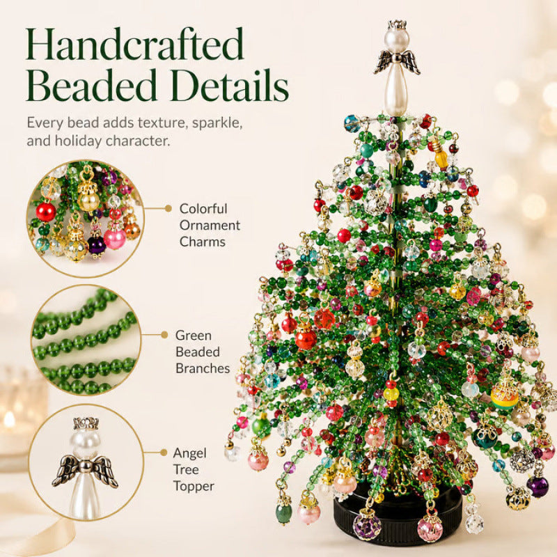 🎄 DIY Christmas tree bead kit – 🎅 Create your own sparkling Christmas decoration