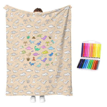 🔥LAST DAY SALE 50% OFF!!🎨Creative Cozy Coloring Blanket Kit