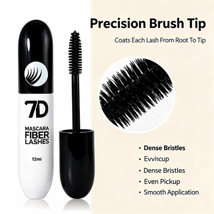 7D Silk Fiber Black Lengthening Mascara - Adult Beauty Makeup✨