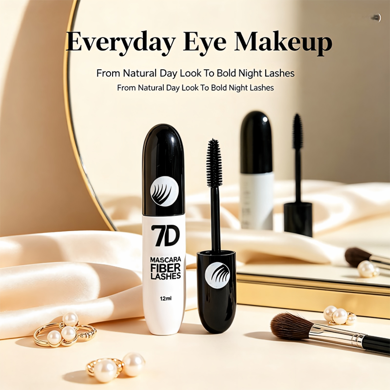 7D Silk Fiber Black Lengthening Mascara - Adult Beauty Makeup✨