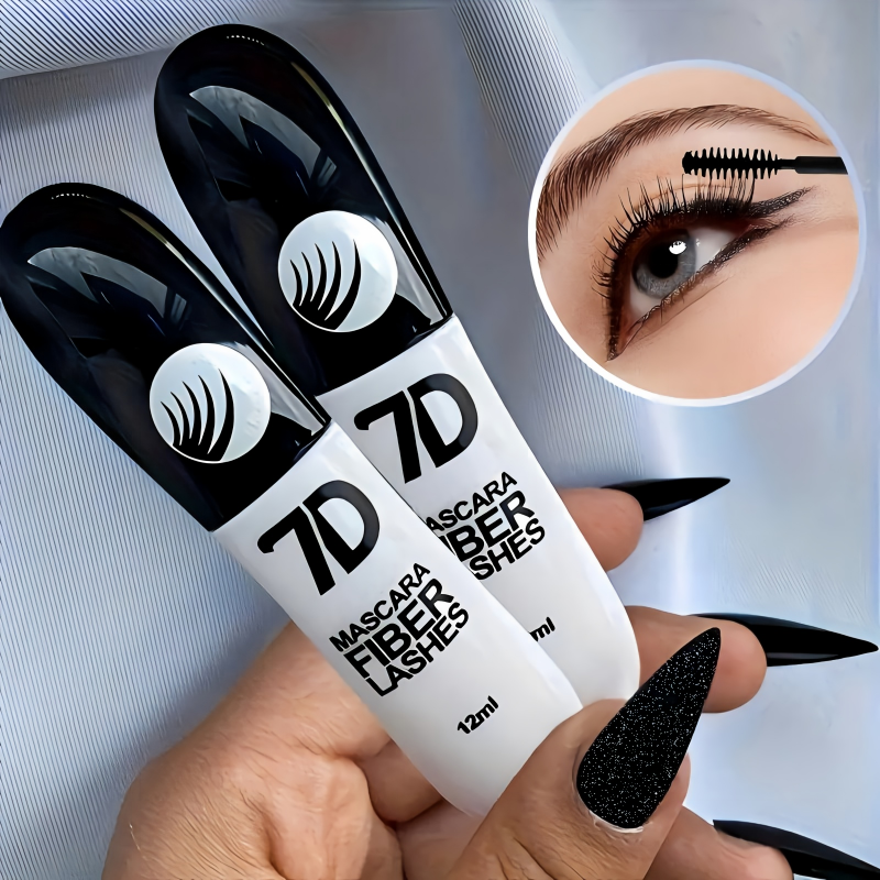 7D Silk Fiber Black Lengthening Mascara - Adult Beauty Makeup✨