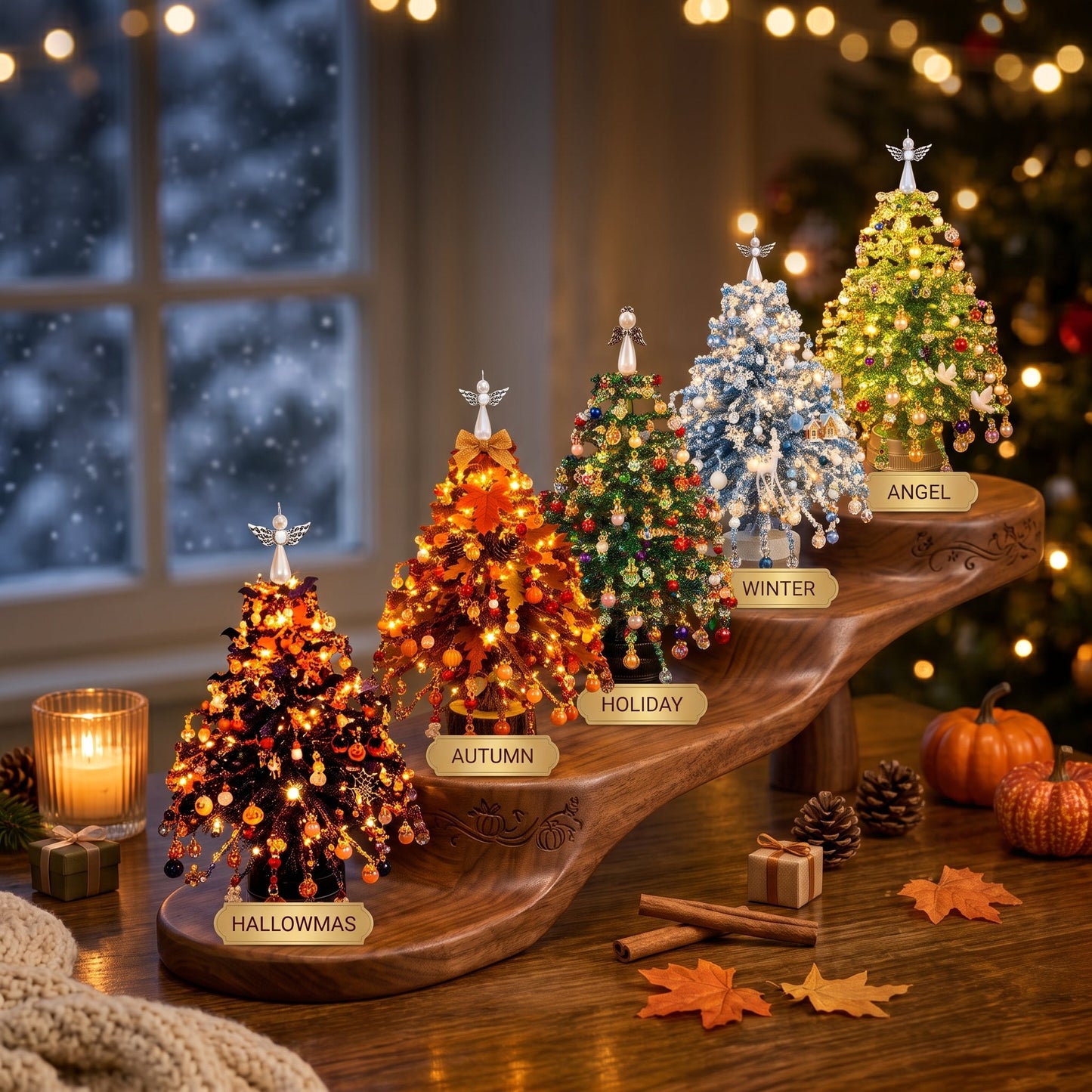 🎄 DIY Christmas tree bead kit – 🎅 Create your own sparkling Christmas decoration