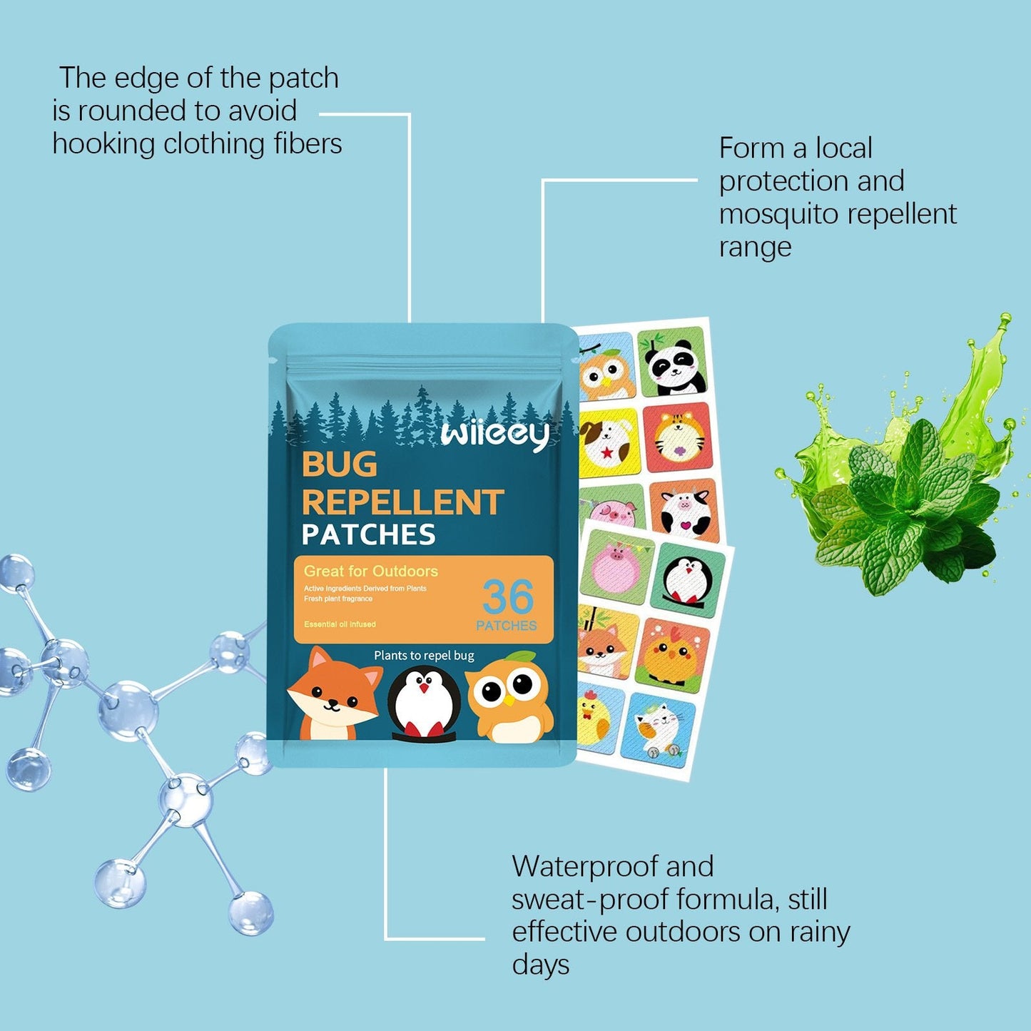 🦟 Say Goodbye to Mosquito Bites - 49% OFF - ✨ Mosquito Repellent Stickers - Safe, Natural