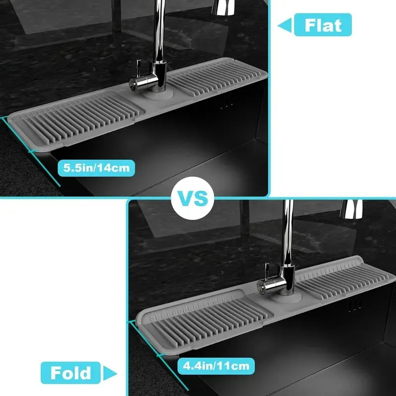 💧 Silicone Sink Faucet Draining Mat