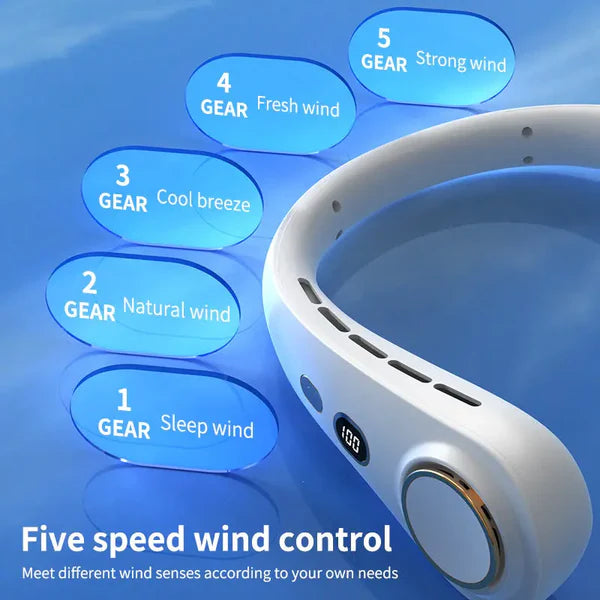 🍃 Neck Air Conditioner Fan – Ultra‑quiet