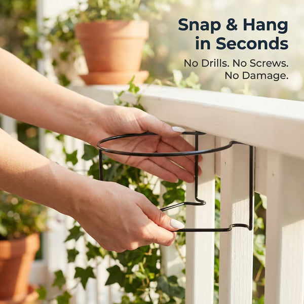 🔥2026 Hot Sale -Railing Plant Hanger