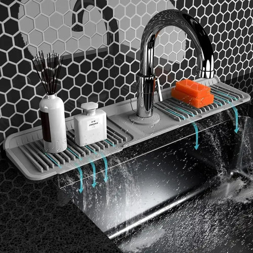 💧 Silicone Sink Faucet Draining Mat
