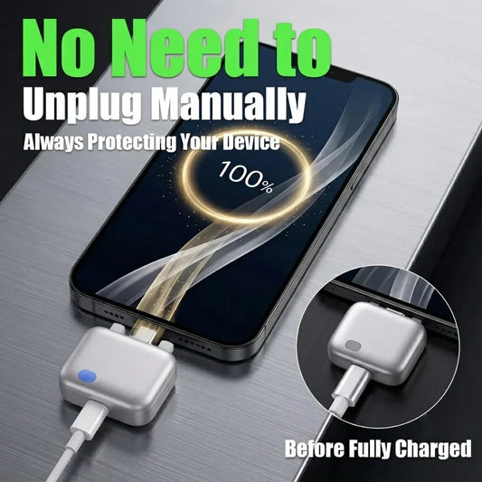 🥳2026 HOT SALE🥳💞50K+ SOLD!⚡Auto Power-Off Fast Charging Adapter