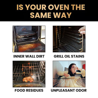 🧼 BUY 2 GET 1 FREE! ✨ Oven & Grill Cleaner Spray – Dissolves Grease in 5 Mins, No Scrubbing & Eliminates Odors 🔥