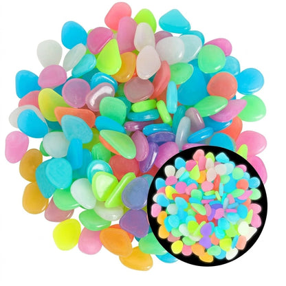 🔥LAST DAY SALE 49% OFF🔥🌈Colorful Glow-in-the-Dark Garden Stones